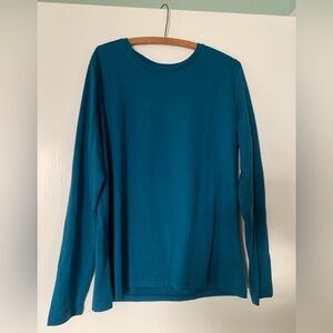 Lands End Supima Cotton Long Sleeved T Shirt